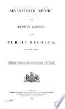 The 1st- Annual Report of the Deputy Keeper of the Public Records ...