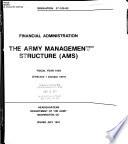 The Army Management Structure (AMS)