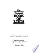 The California Planner's Book of Lists