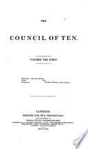 The Council of ten [ed. and mainly written by J.S. Boone].