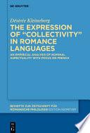 The expression of “collectivity” in Romance languages