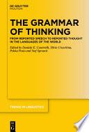 The Grammar of Thinking