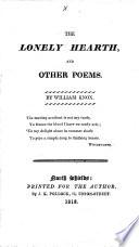 The Lonely Hearth, and Other Poems