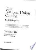 The National Union Catalog, Pre-1956 Imprints