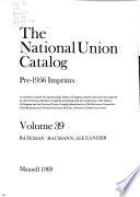 The National Union Catalog, Pre-1956 Imprints
