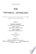The universal anthology, a collection of the best literature, with biographical and explanatory notes, ed. by R. Garnett, L. Vallée, A. Brandl. Imperial ed