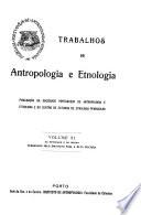Trabalhos de antropologia e etnologia