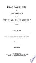 Transactions and Proceedings of the Royal Society of New Zealand
