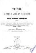 Trésor de livres rares et précieux