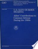 U. S. - NATO Burden Sharing