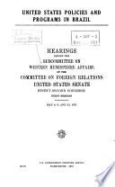 United States Policies and Programs in Brazil