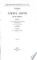 Victorias de Amda Sion, rei de Ethiopia, tr. abreviada pelo p. M. de Almeida, com uma versão fr. por J. Perruchon. (Extr. do Boletina, Soc. de geogr. de Lisboa).