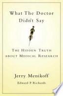 What the Doctor Didn't Say
