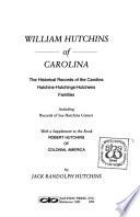 William Hutchins of Carolina