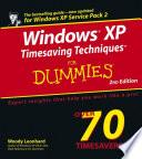 Windows XP Timesaving Techniques For Dummies