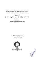 Women's Travel Writings in Italy: Letters from Italy (1777)