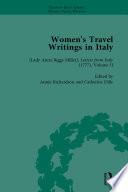 Women's Travel Writings in Italy, Part I Vol 2