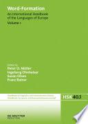 Word-Formation