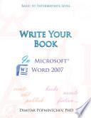 Write Your Book in Microsoft Word 2007