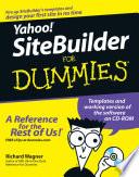 Yahoo! SiteBuilder For Dummies